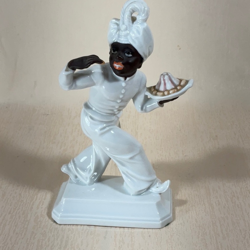 1930’s ROSENTHAL PORCELAIN BLACKAMOOR FIGURINE Hugo Meisel